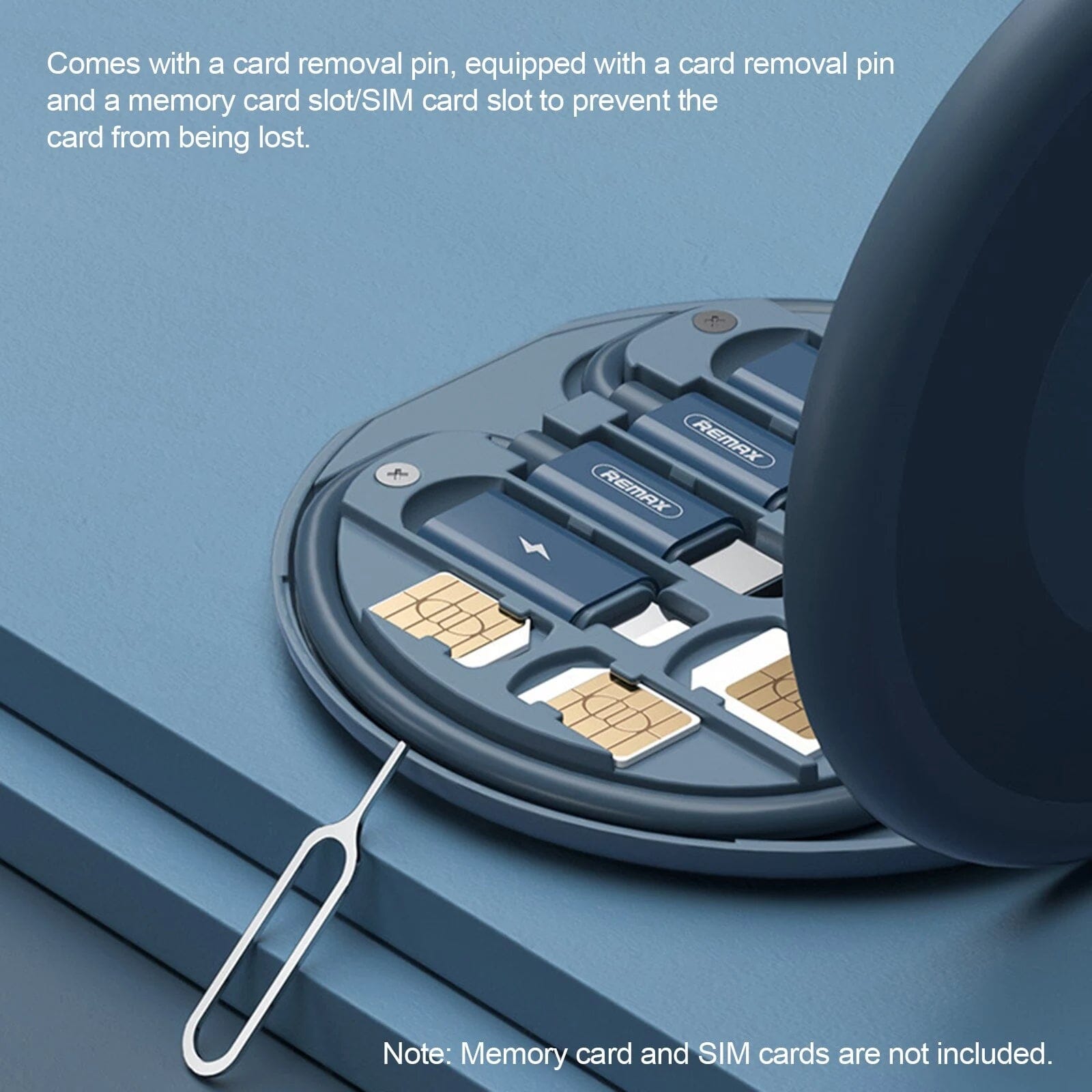 Remax Cable Adapter Storage Box Phone Holder Phone Holder - Tophatter Daily Deals