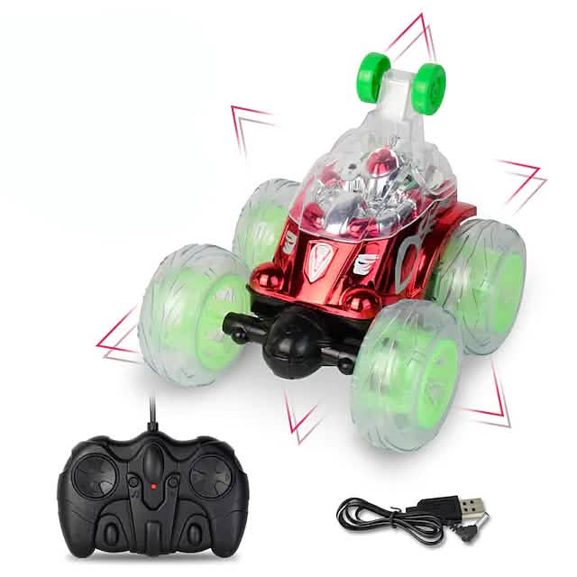 Remote Control Stunt Car RC Car Toy Red Toys & Games - Tophatter Daily Deals