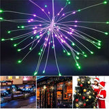 Remote Control Waterproof Christmas Fireworks LED String Lights LED String Lights - Tophatter Daily Deals