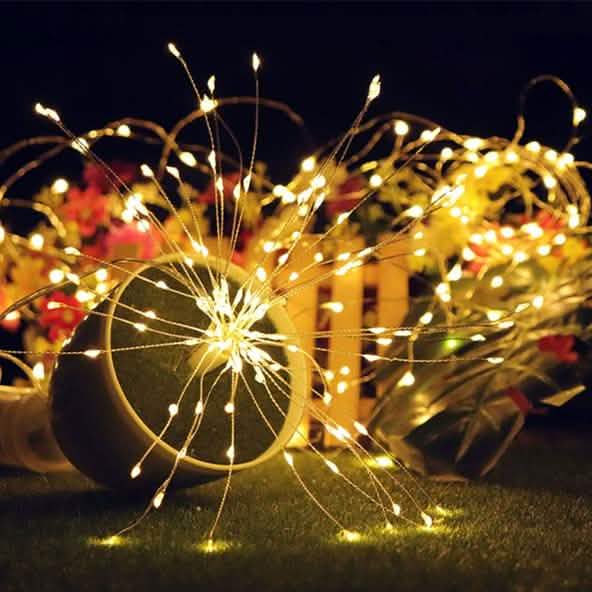 Remote Control Waterproof Christmas Fireworks LED String Lights LED String Lights - Tophatter Daily Deals