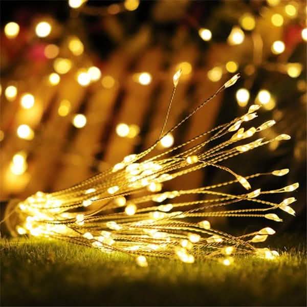 Remote Control Waterproof Christmas Fireworks LED String Lights LED String Lights - Tophatter Daily Deals