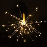 Remote Control Waterproof Christmas Fireworks LED String Lights Warm White LED String Lights - Tophatter Daily Deals