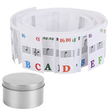 Removable PVC Piano Keyboard Stickers 61-Key Toys & Games - Tophatter Daily Deals