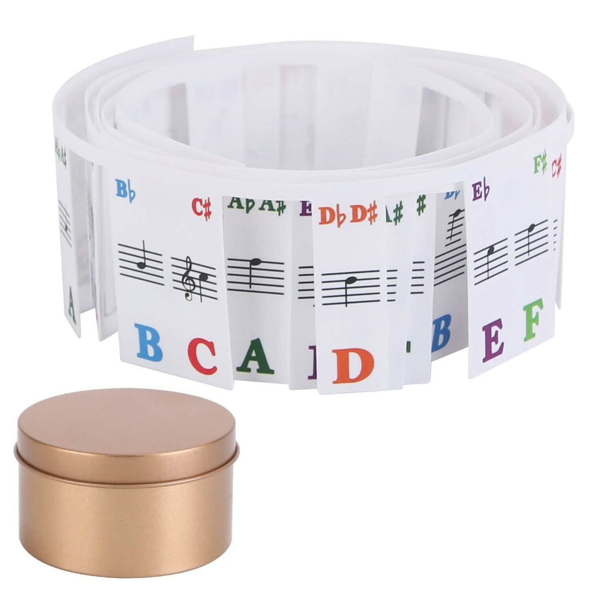 Removable PVC Piano Keyboard Stickers 88-Key Toys & Games - Tophatter Daily Deals