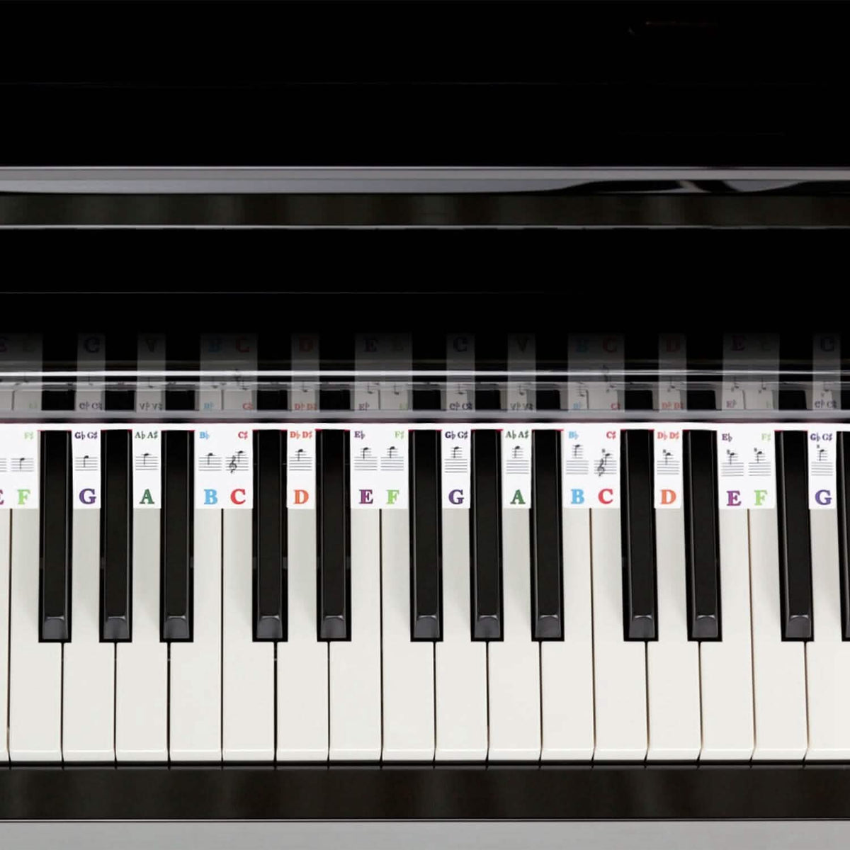 Removable PVC Piano Keyboard Stickers Toys & Games - Tophatter Daily Deals