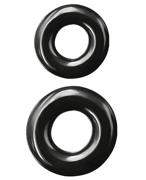 Renegade Double Stack Black C-Rings - Tophatter Daily Deals
