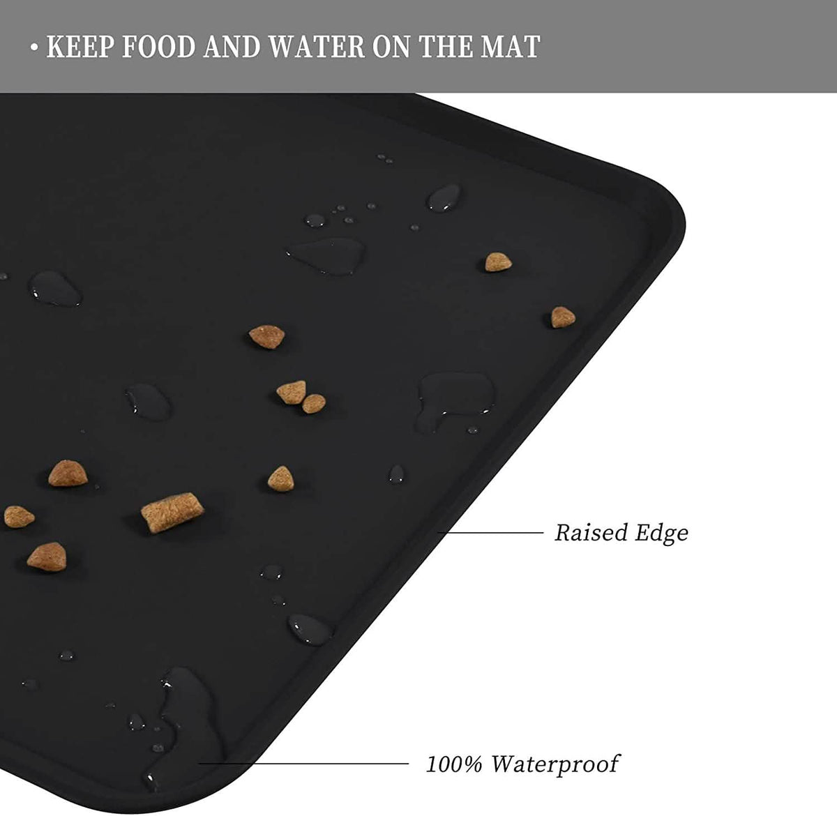 Reopet Silicone Dog Cat Bowl Mat Non-Stick Food Pad Pet Supplies - Tophatter Daily Deals