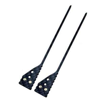 S2G FrankenREP Balisong clone TITANIUM Butterfly Knife - V2 (Carbon Fiber) Channel spacer Mod CF (2 pcs, replaces TI spacers) Knife-Balisong - Tophatter Daily Deals