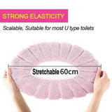 Toilet Seat Soft Thick Washable Cover Pad Protector Bath - Tophatter Daily Deals