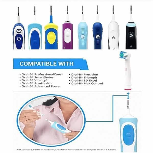 Replacement Electric Toothbrush Head for Oral-B Beauty & Personal Care - Tophatter Daily Deals
