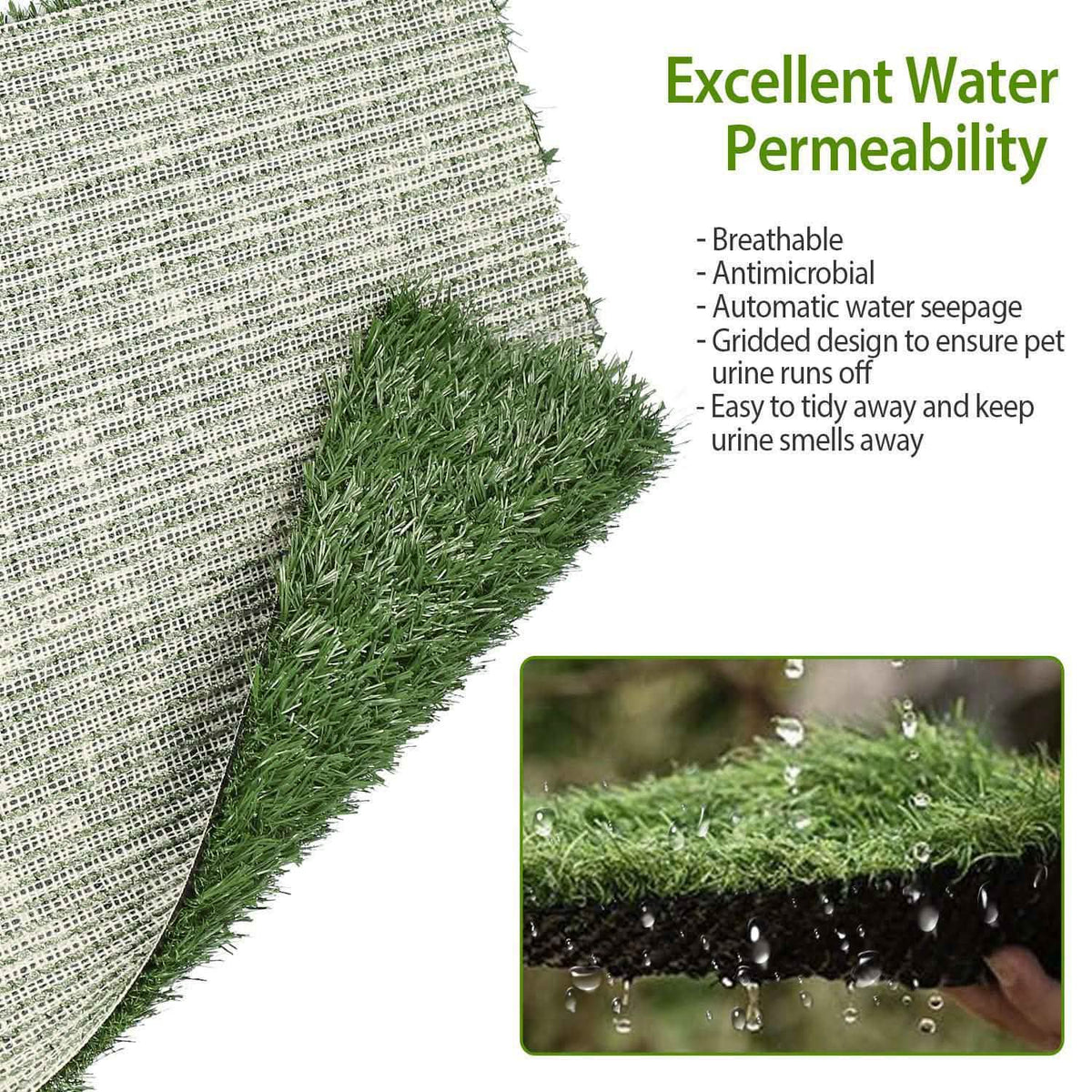 Replacement Grass Mat for Pet Potty Tray Pet Supplies - Tophatter Daily Deals