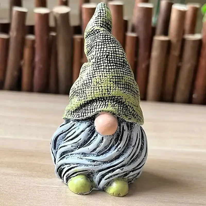 Resin Garden Gnome Statue Green Garden & Patio - Tophatter Daily Deals