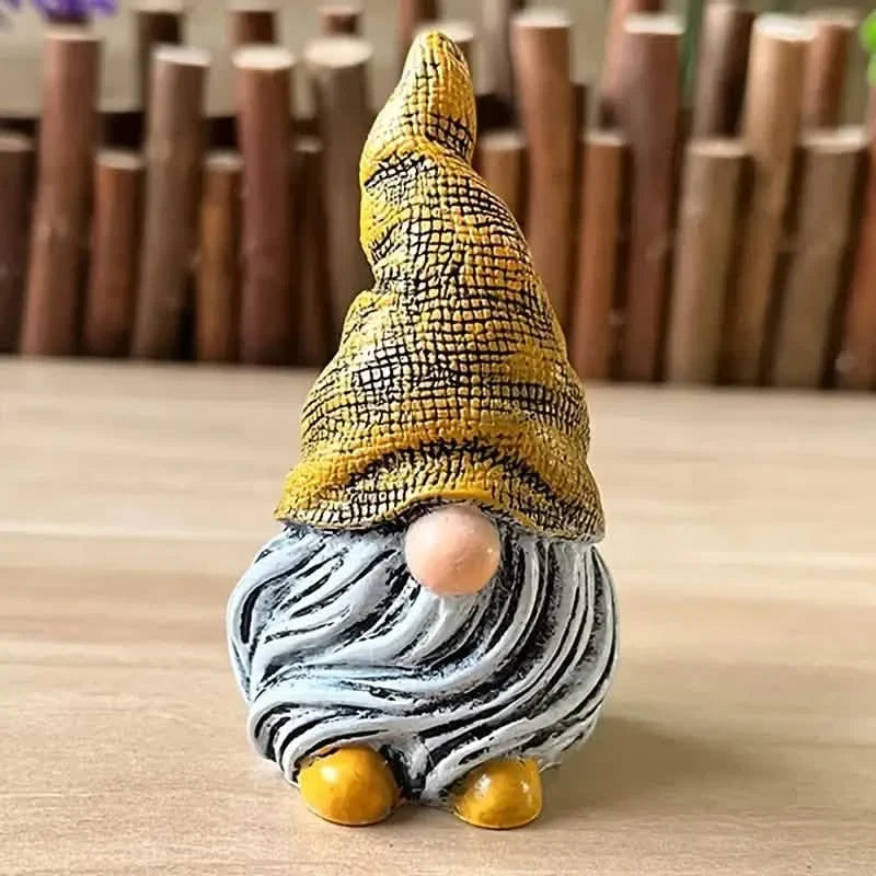 Resin Garden Gnome Statue Orange Garden & Patio - Tophatter Daily Deals