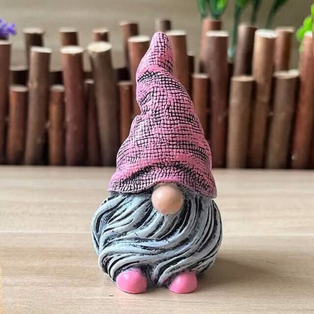 Resin Garden Gnome Statue Pink Garden & Patio - Tophatter Daily Deals