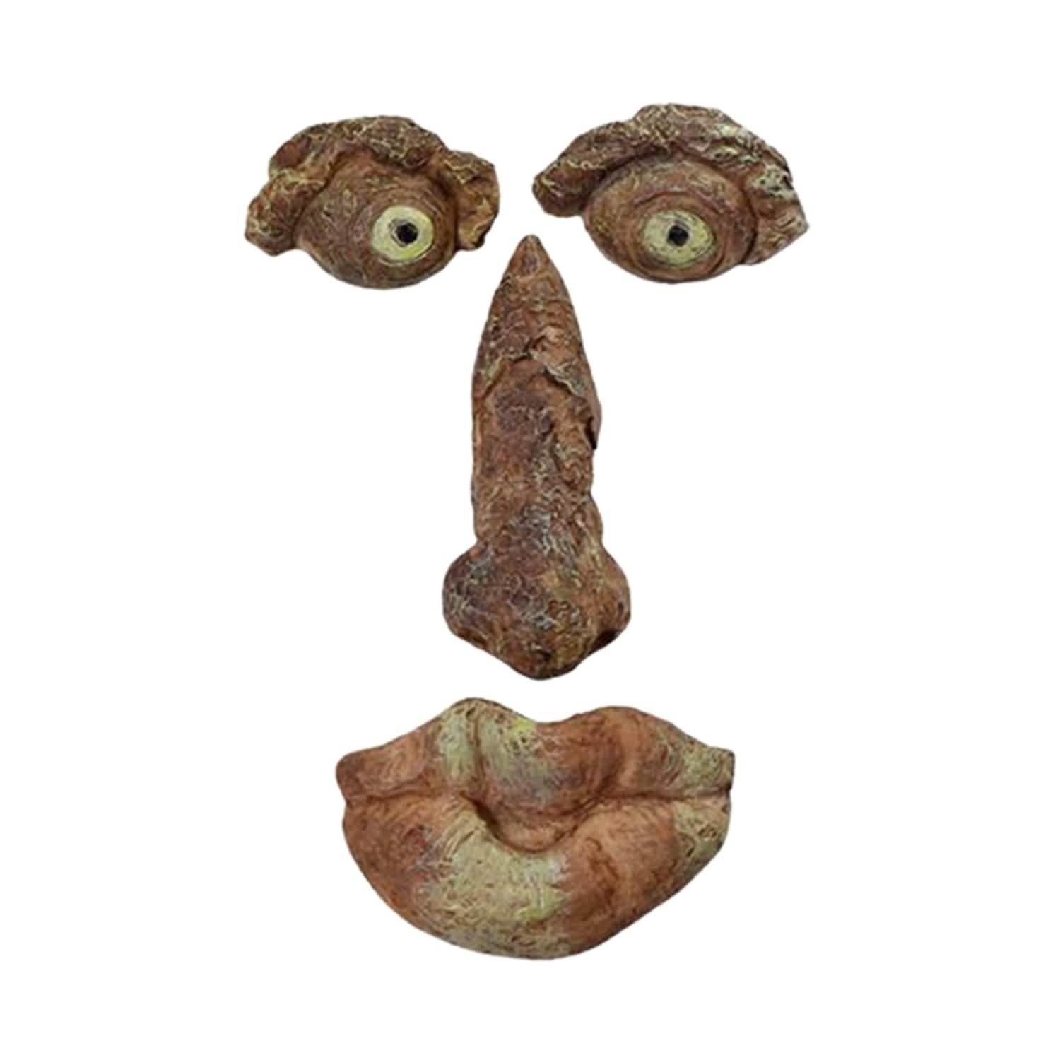 Resin Old Man Tree Hugger Bark B Garden & Patio - Tophatter Daily Deals