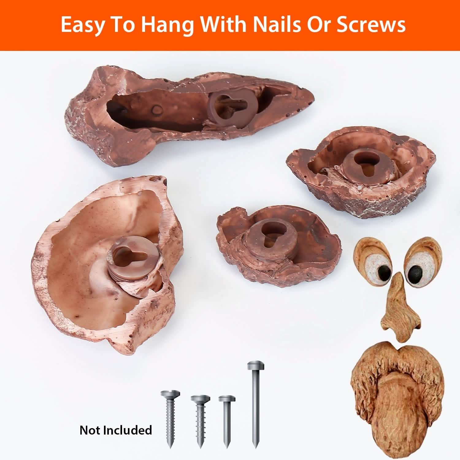 Resin Old Man Tree Hugger Bark Garden & Patio - Tophatter Daily Deals