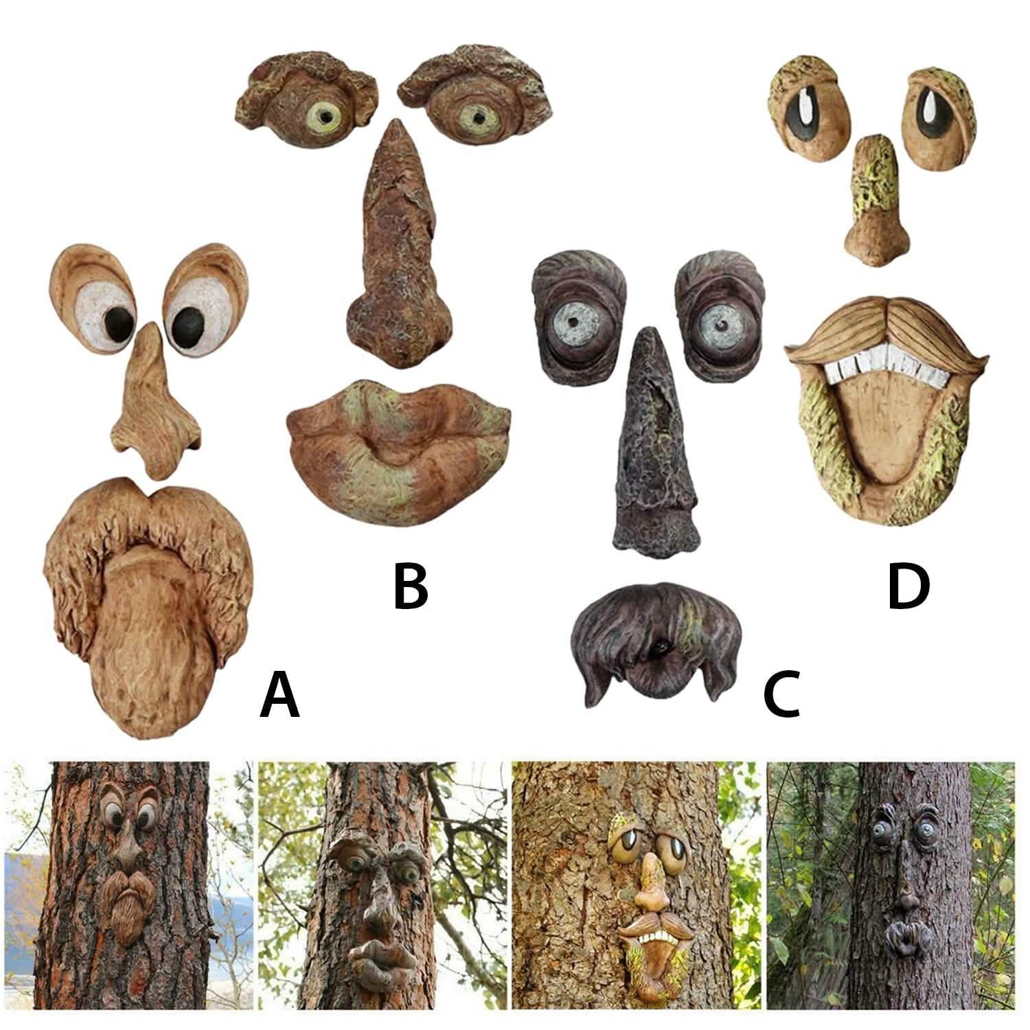 Tree Men Resin Resin Old Man Tree Hugger Bark – Tophatter's Inc.