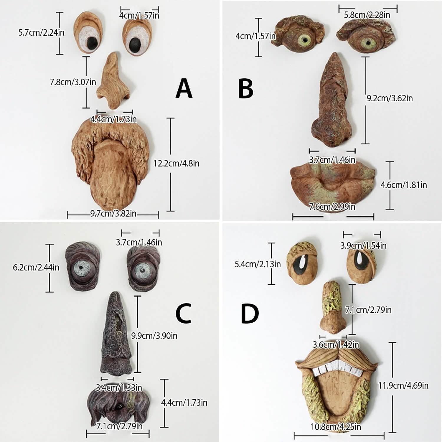 Resin Old Man Tree Hugger Bark Garden & Patio - Tophatter Daily Deals