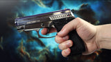 RETAY F29 BLANK GUN - SHINY CHROME - Tophatter's Army Deals BLANK GUNS - Tophatter Daily Deals