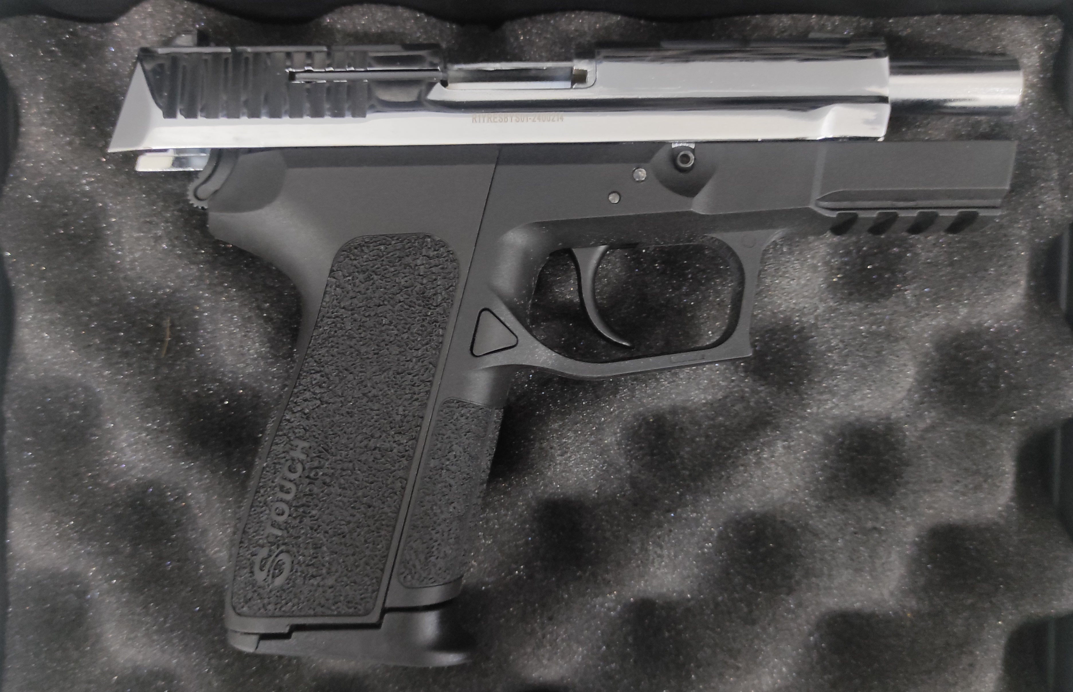 RETAY S2022 BLANK GUN - SHINY CHROME - Tophatter's Army Deals BLANK GUNS - Tophatter Daily Deals