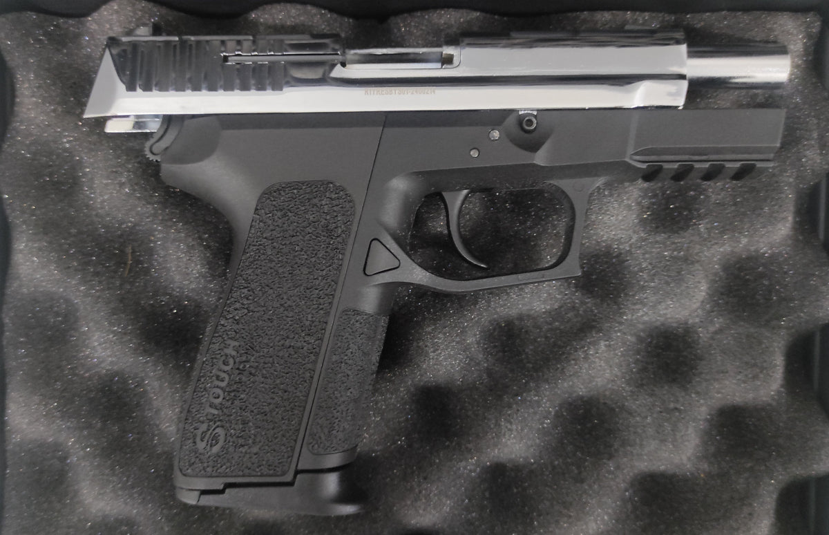 RETAY S2022 BLANK GUN - SHINY CHROME - Tophatter's Army Deals BLANK GUNS - Tophatter Daily Deals
