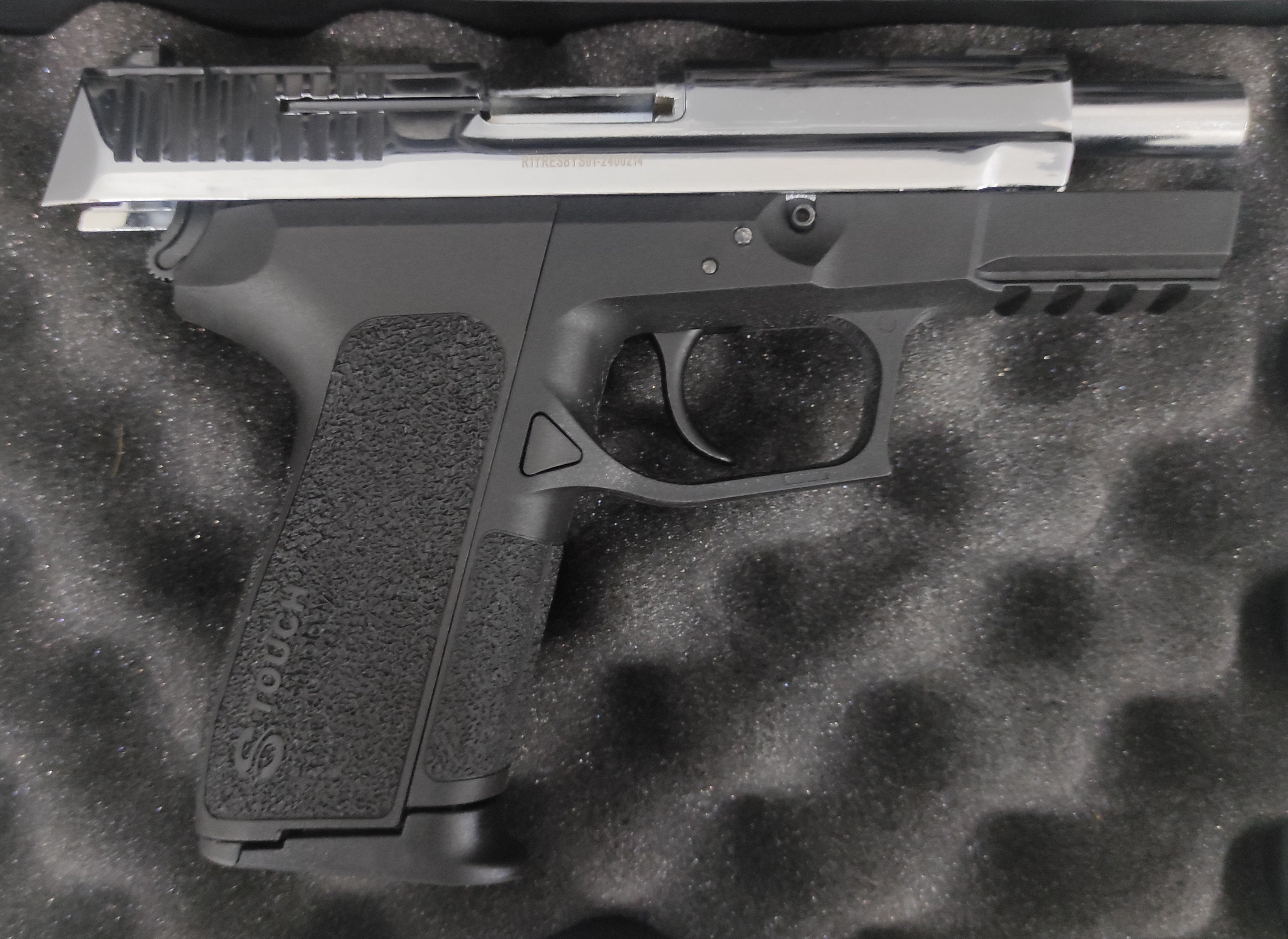 RETAY S2022 BLANK GUN - SHINY CHROME - Tophatter's Army Deals BLANK GUNS - Tophatter Daily Deals
