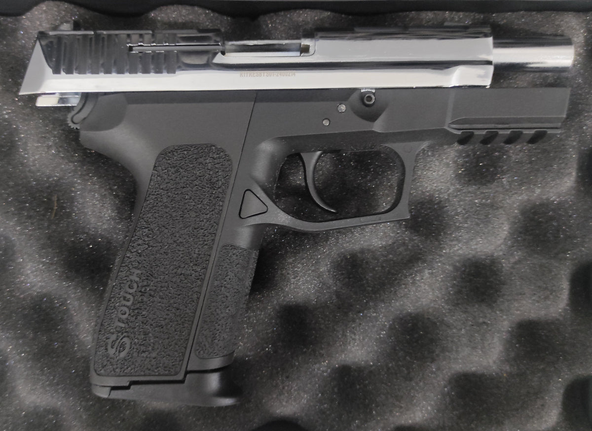 RETAY S2022 BLANK GUN - SHINY CHROME - Tophatter's Army Deals BLANK GUNS - Tophatter Daily Deals