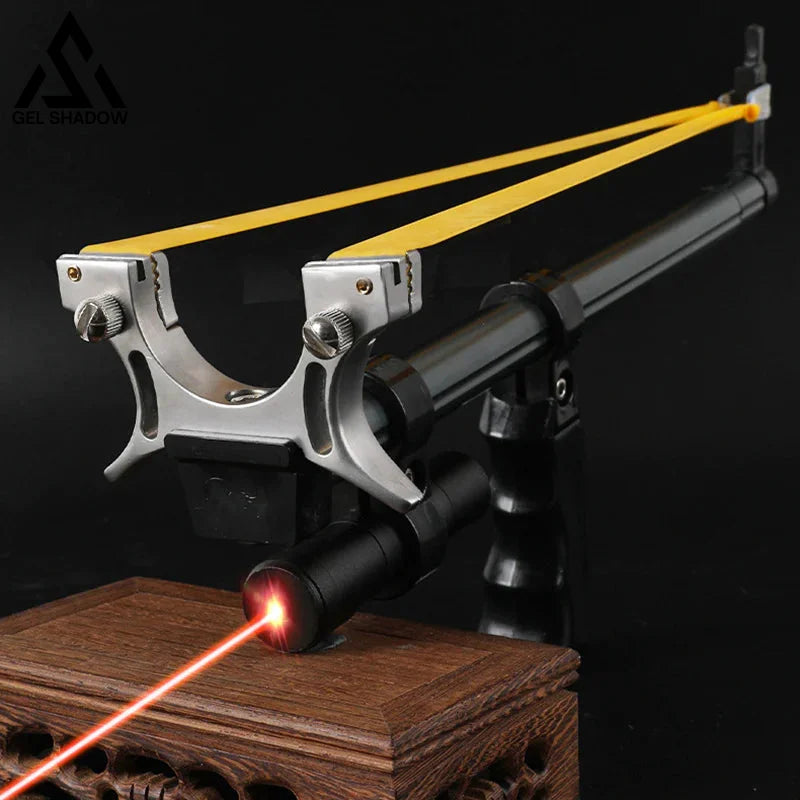 Retractable laser aiming slingshot hunting - Tophatter Daily Deals