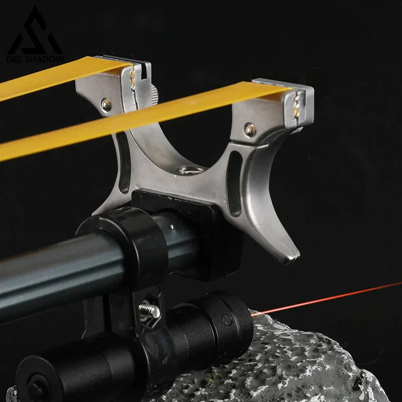 Retractable laser aiming slingshot hunting - Tophatter Daily Deals
