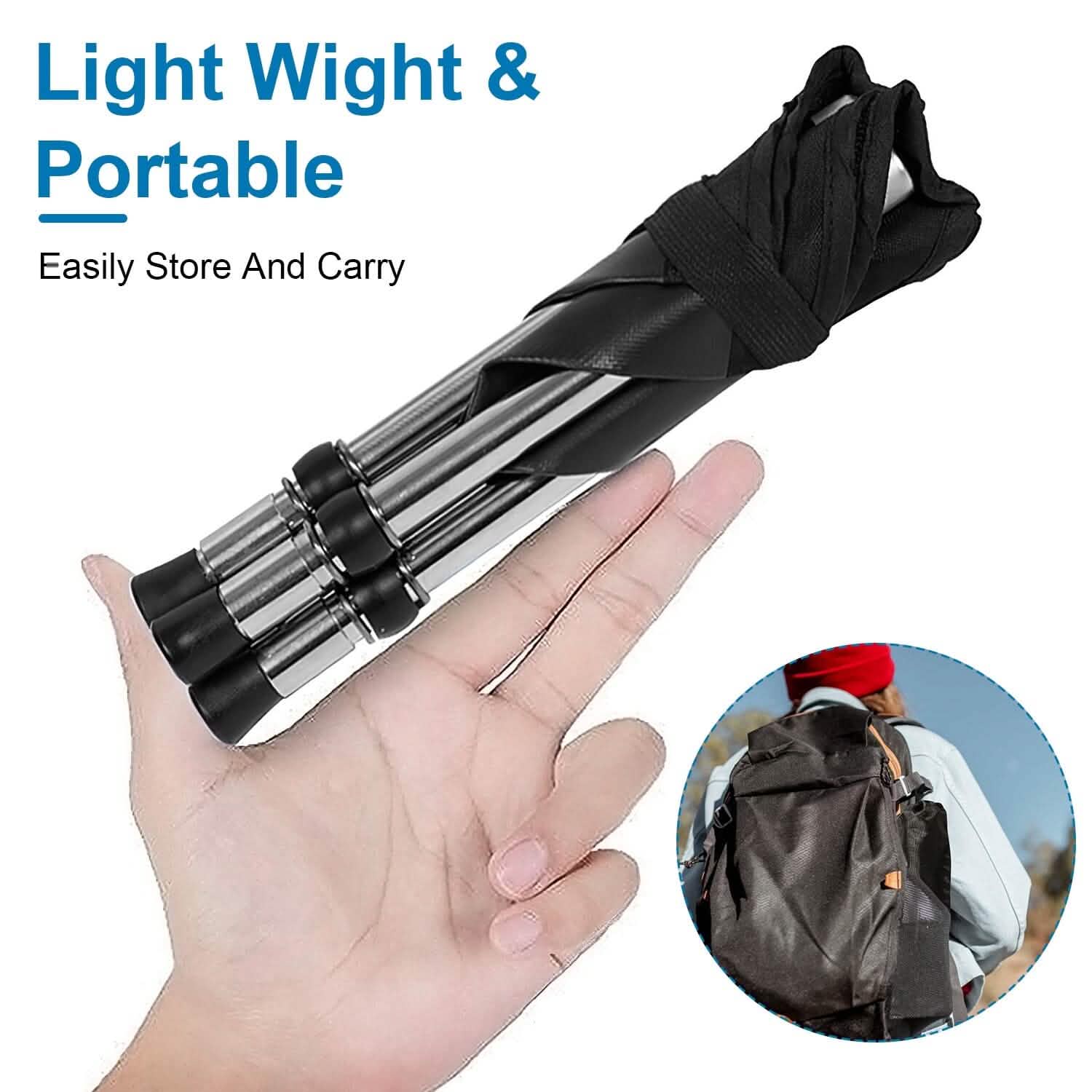 Retractable Portable Folding Chair Easy Set Up Backpacking Stool Outdoor Recreation - Tophatter Daily Deals