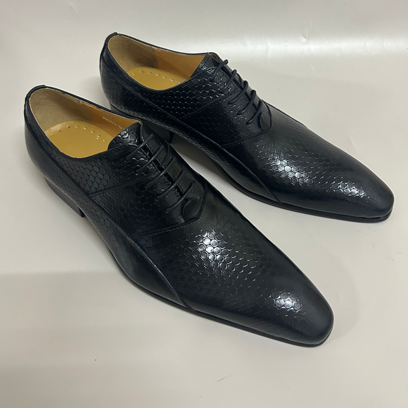 Retro Business Exquisite Carved Dress Office Oxfords Shoes Men Dresses Shoes - Tophatter Daily Deals