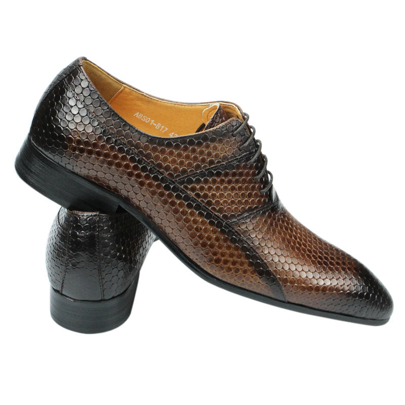 Retro Business Exquisite Carved Dress Office Oxfords Shoes Men Dresses Shoes - Tophatter Daily Deals