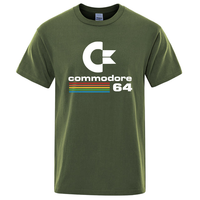 Retro Cool Design Street Short Sleeve Top Tee Dark Green Tee - Tophatter Daily Deals