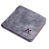 Retro Leather Card Holder for Men Blue Horizontal Handbags & Wallets - Tophatter Daily Deals
