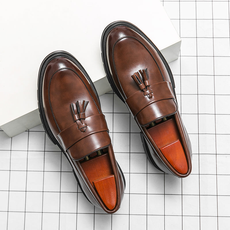 British Retro Men Tassel Party Shoes Men Dresses Shoes - Tophatter Daily Deals