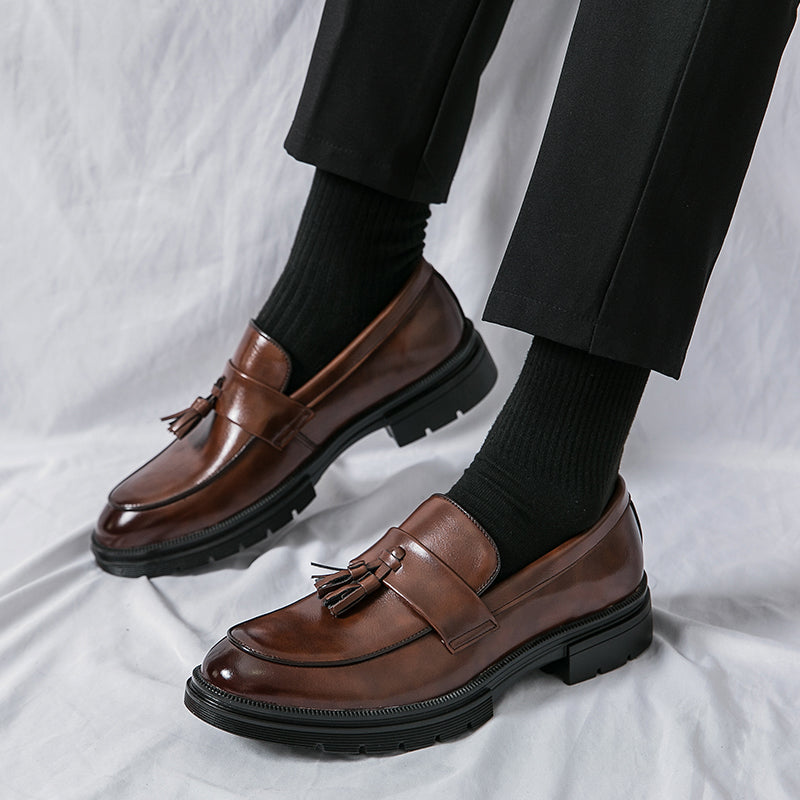 British Retro Men Tassel Party Shoes Men Dresses Shoes - Tophatter Daily Deals