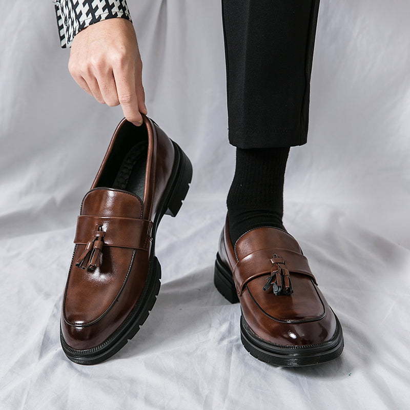 British Retro Men Tassel Party Shoes Men Dresses Shoes - Tophatter Daily Deals