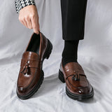 British Retro Men Tassel Party Shoes Men Dresses Shoes - Tophatter Daily Deals