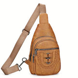 Retro PU Leather Crossbody Bag Brown Handbags & Wallets - Tophatter Daily Deals