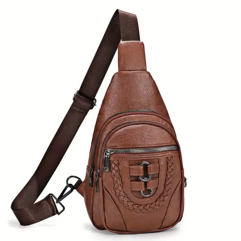 Retro PU Leather Crossbody Bag Coffee Handbags & Wallets - Tophatter Daily Deals