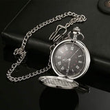 Retro Smooth Men Pocket Watch with Chain Watches - Tophatter Daily Deals