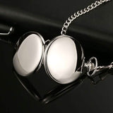 Retro Smooth Men Pocket Watch with Chain Watches - Tophatter Daily Deals