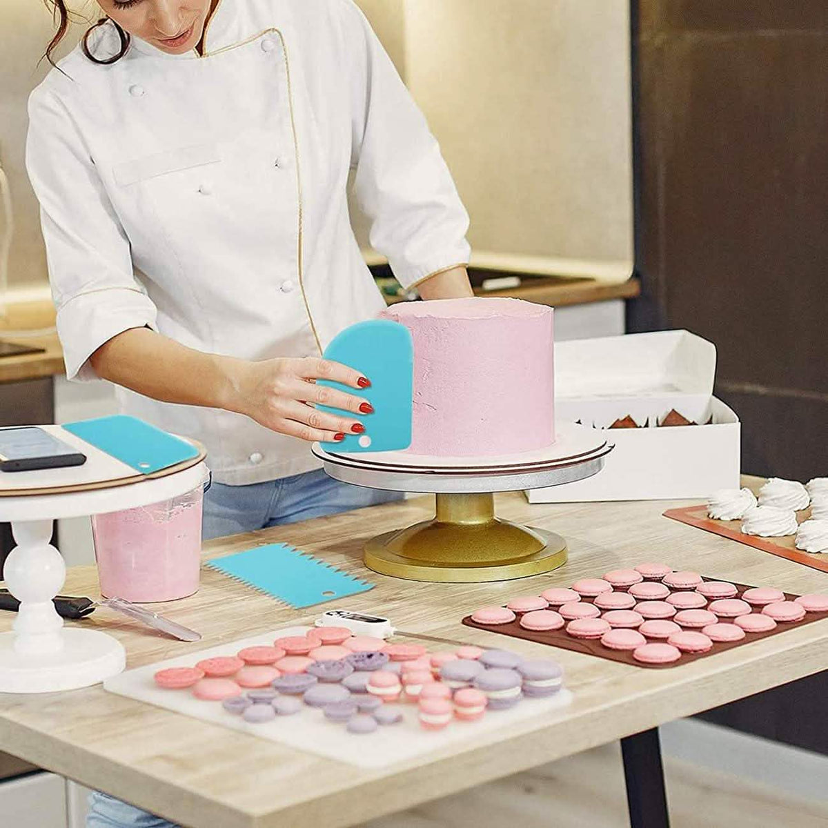 Reusable Cake Piping Bags and Tips Set Kitchen Tools & Gadgets - Tophatter Daily Deals