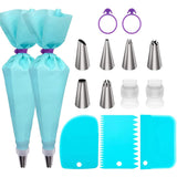 Reusable Cake Piping Bags and Tips Set Kitchen Tools & Gadgets - Tophatter Daily Deals