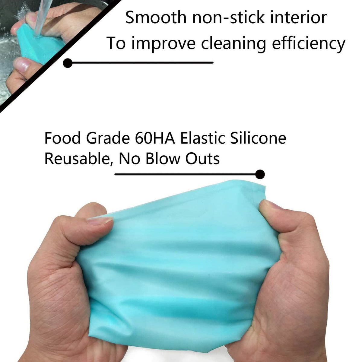Reusable Cake Piping Bags and Tips Set Kitchen Tools & Gadgets - Tophatter Daily Deals
