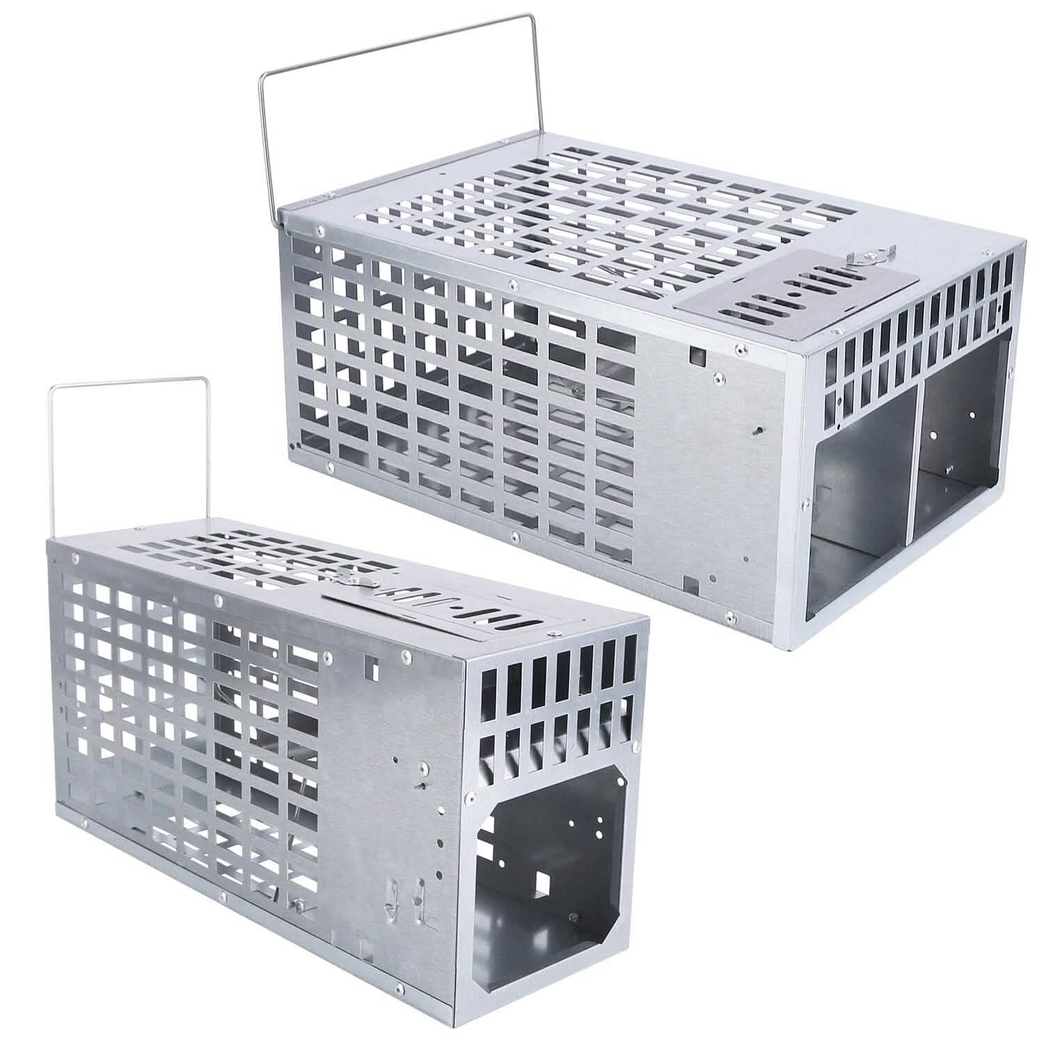 Reusable Metal Rat Cage Catch Release Continuous Capture Pest Control - Tophatter Daily Deals