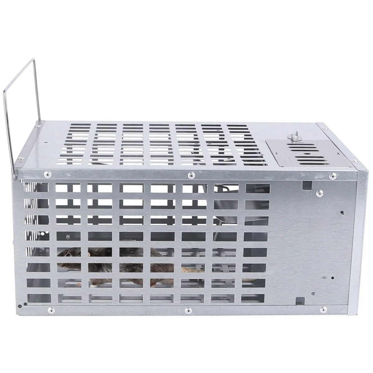 Reusable Metal Rat Cage Catch Release Continuous Capture Pest Control - Tophatter Daily Deals