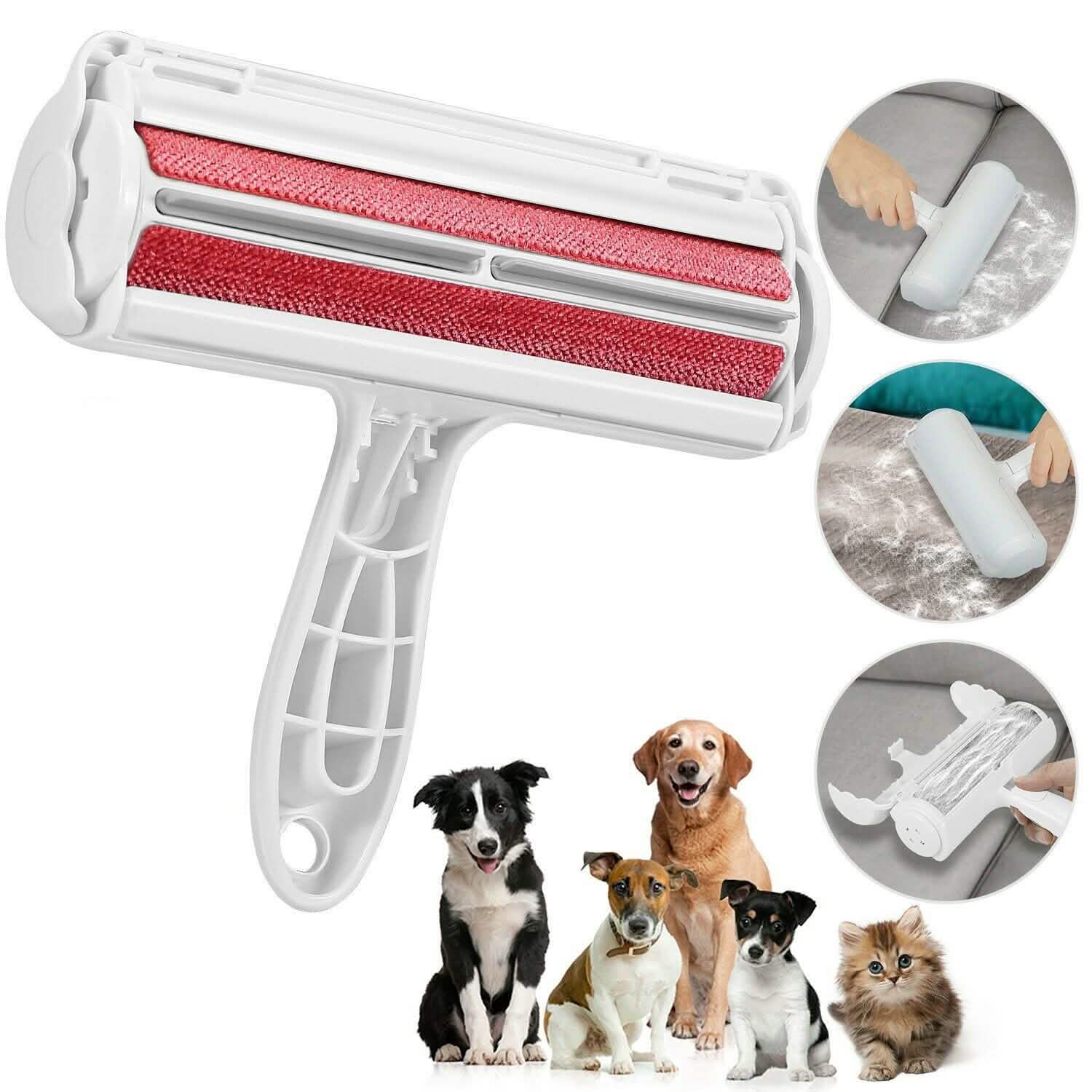 Reusable Pet Hair Remover Roller Pet Supplies - Tophatter Daily Deals