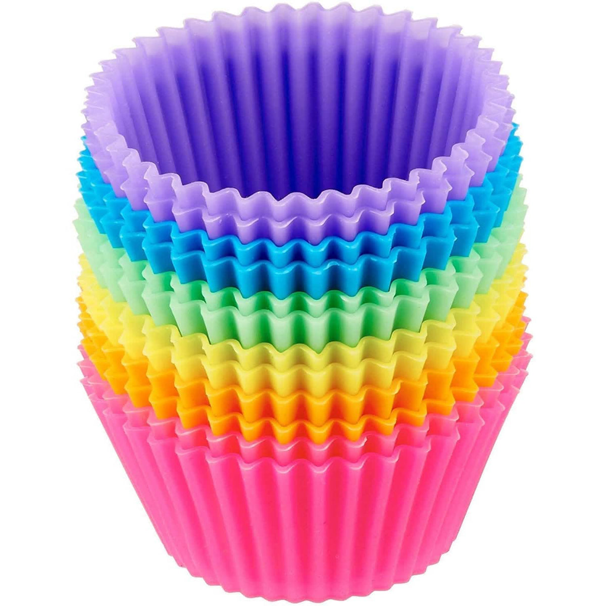 Reusable Silicone Baking Cups 12-Pack Kitchen Tools & Gadgets - Tophatter Daily Deals