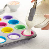 Reusable Silicone Baking Cups Kitchen Tools & Gadgets - Tophatter Daily Deals